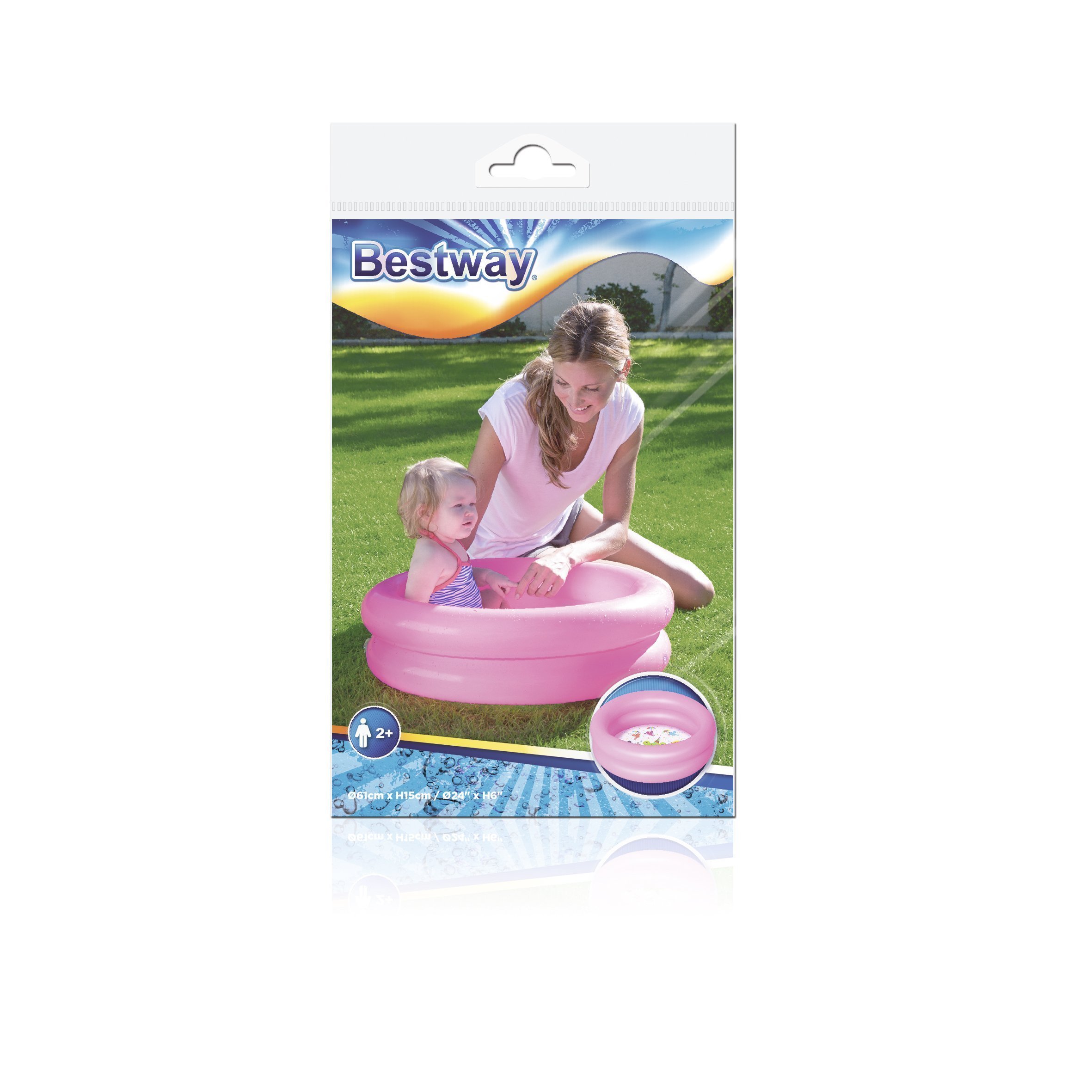 Şişme Bebek Havuzu 2 Halkalı Taban Desenli Bestway 51061 5 Şişme Bebek Havuzu 2 Halkalı Taban Desenli Bestway 51061 - Görsel 3