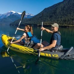 Intex Explorer K2 2 Kişilik şişme kayak + Alüminyum Kürek ve Pompa | 68307 - Görsel 11