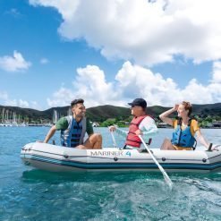 Intex 68376 Mariner 4 Boat Set – 4 Kişilik Şişme Bot Seti (328 × 145 × 48 cm) – Alüminyum Kürek & Pompa Dahil - Görsel 4