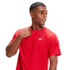SPEEDO ESS SS SWIMTEE AM RED RASHGUART TSHİRT - Görsel 3