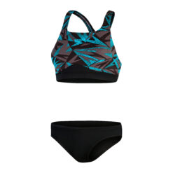 SPEEDO HYPERBOOM RBCK BRF 2PC AF BLACK/BLUE MAYO