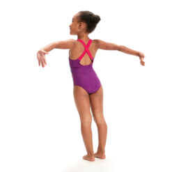SPEEDO LTS BCK 1PC XBCK IF PURPLE/PINK MAYO - Görsel 6