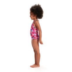 SPEEDO LTS DIGI FRILL TRSP IF PINK/PURPLE MAYO - Görsel 4
