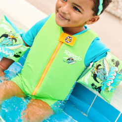 Alternative view of SPEEDO PRINTED FLOAT SUIT IU GREEN/BLUE CAN YELEĞİ