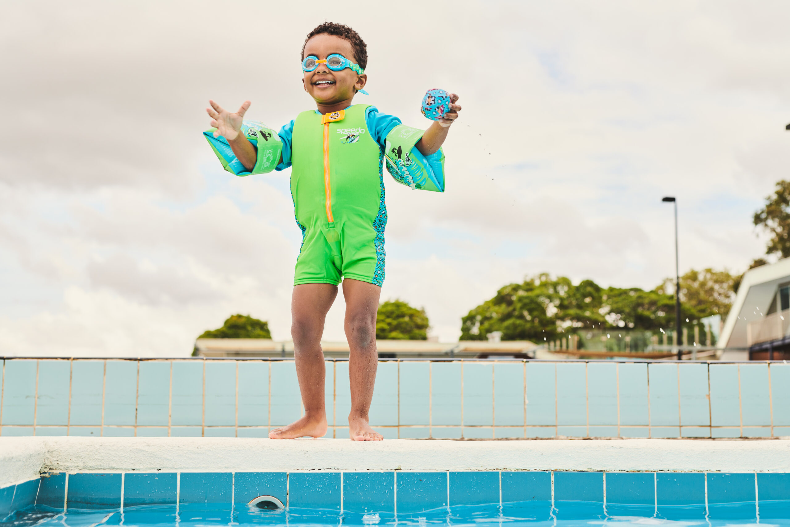 SPEEDO PRINTED FLOAT SUIT IU GREEN/BLUE CAN YELEĞİ 7 SPEEDO PRINTED FLOAT SUIT IU GREEN/BLUE CAN YELEĞİ - Görsel 5