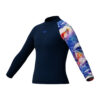 SPEEDO PRNT LS RASH TOP JM BLUE GÜNEŞ KORUYUCU ÜST 1 8 00341418243 Y5