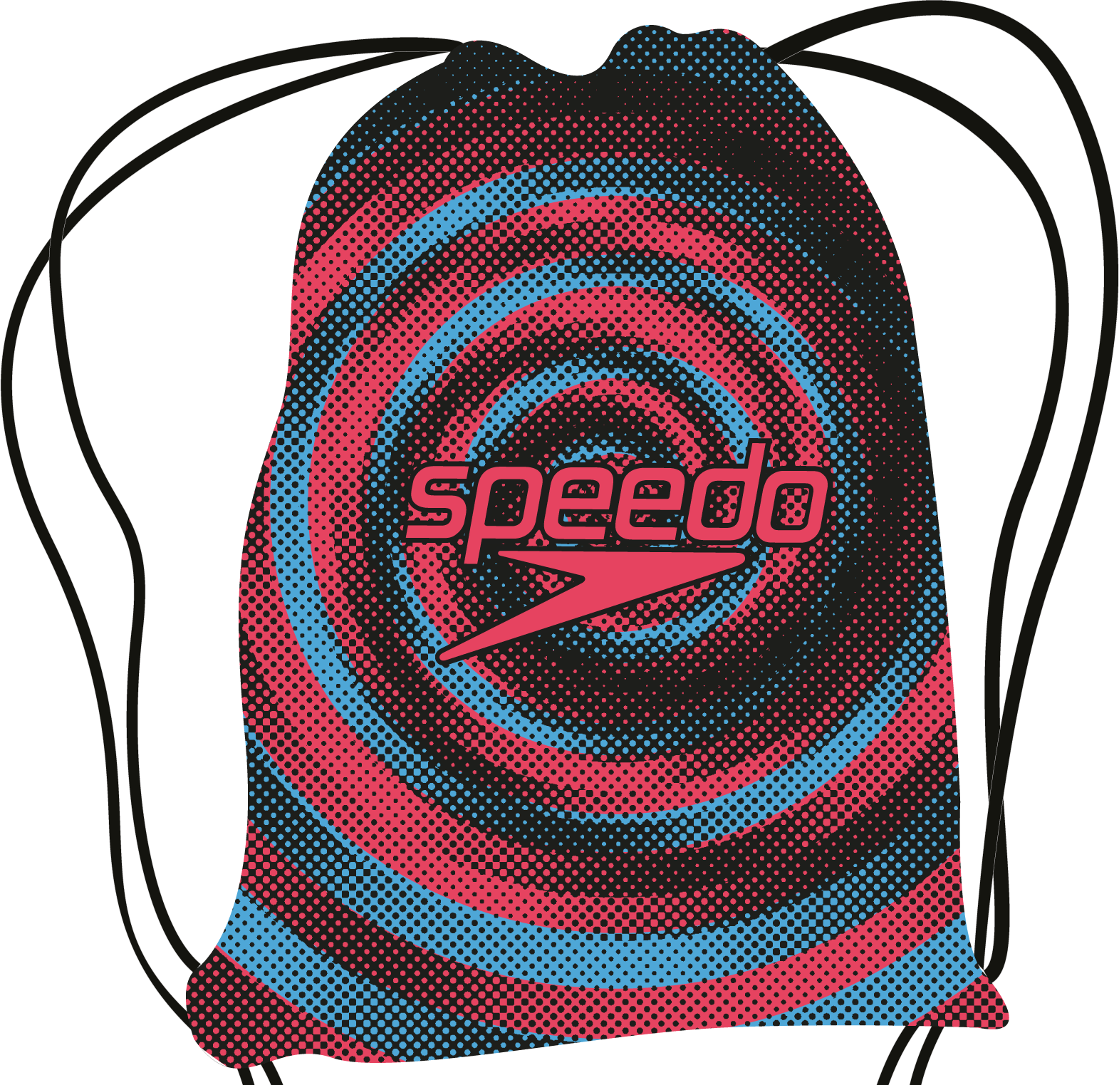 SPEEDO PRINTED MESH BAG RED/BLUE ÇANTA 3 SPEEDO PRINTED MESH BAG RED/BLUE ÇANTA