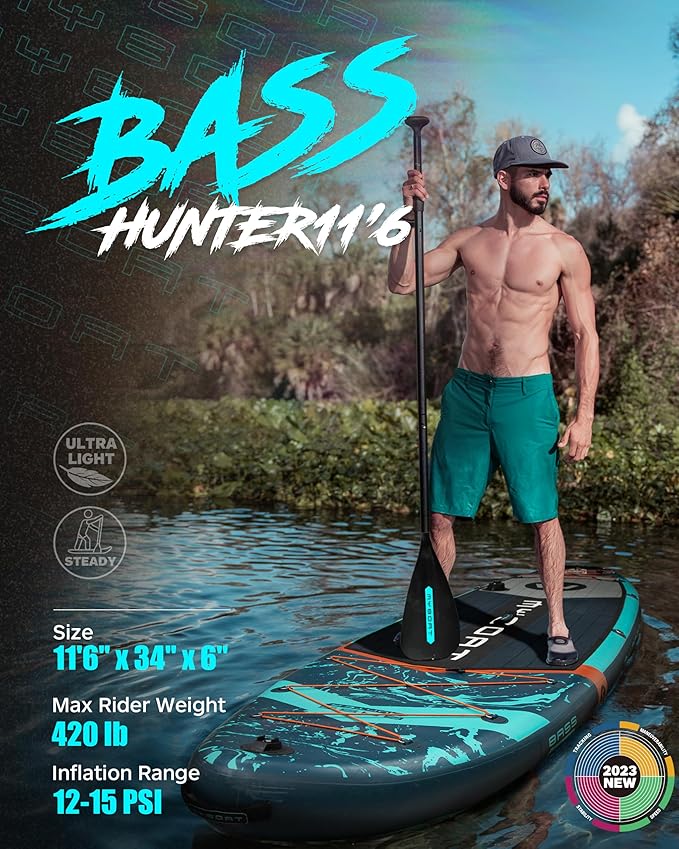 MYBOAT BASS HUNTER SUP BOARD 7 MYBOAT BASS HUNTER SUP BOARD - Görsel 5