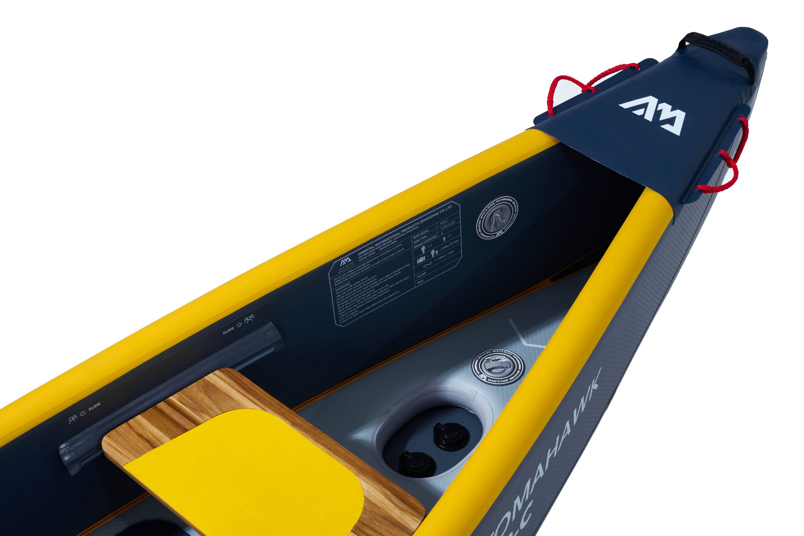 AQUAMARINA TOMAHAWK AIR-K 375 HIGH PRESSURE SPEED KAYAK 5 AQUAMARINA TOMAHAWK AIR-K 375 HIGH PRESSURE SPEED KAYAK - Görsel 3
