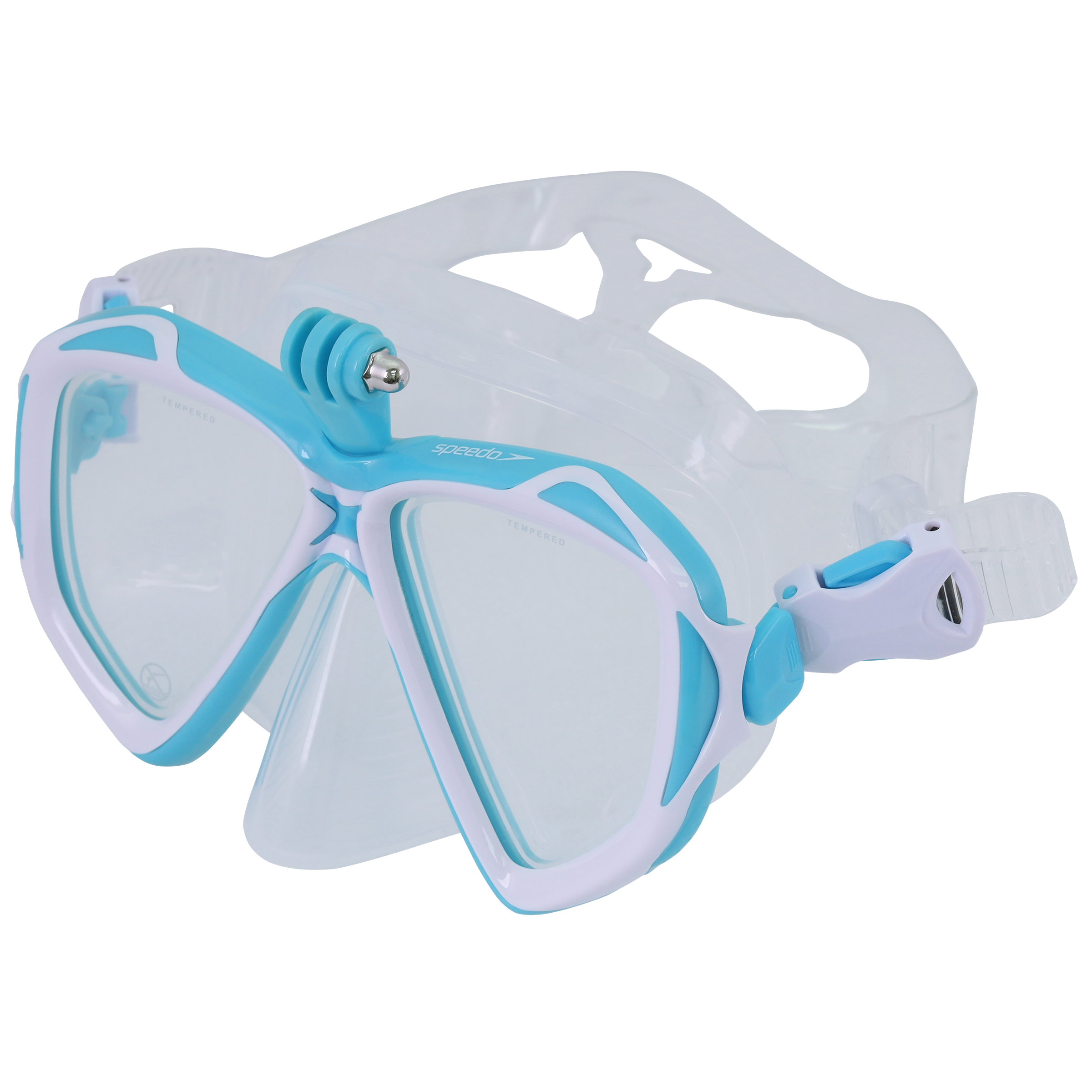 SPEEDO DUAL LENSES MASK WITH CAMERA 4 SPEEDO DUAL LENSES MASK WITH CAMERA - Görsel 2