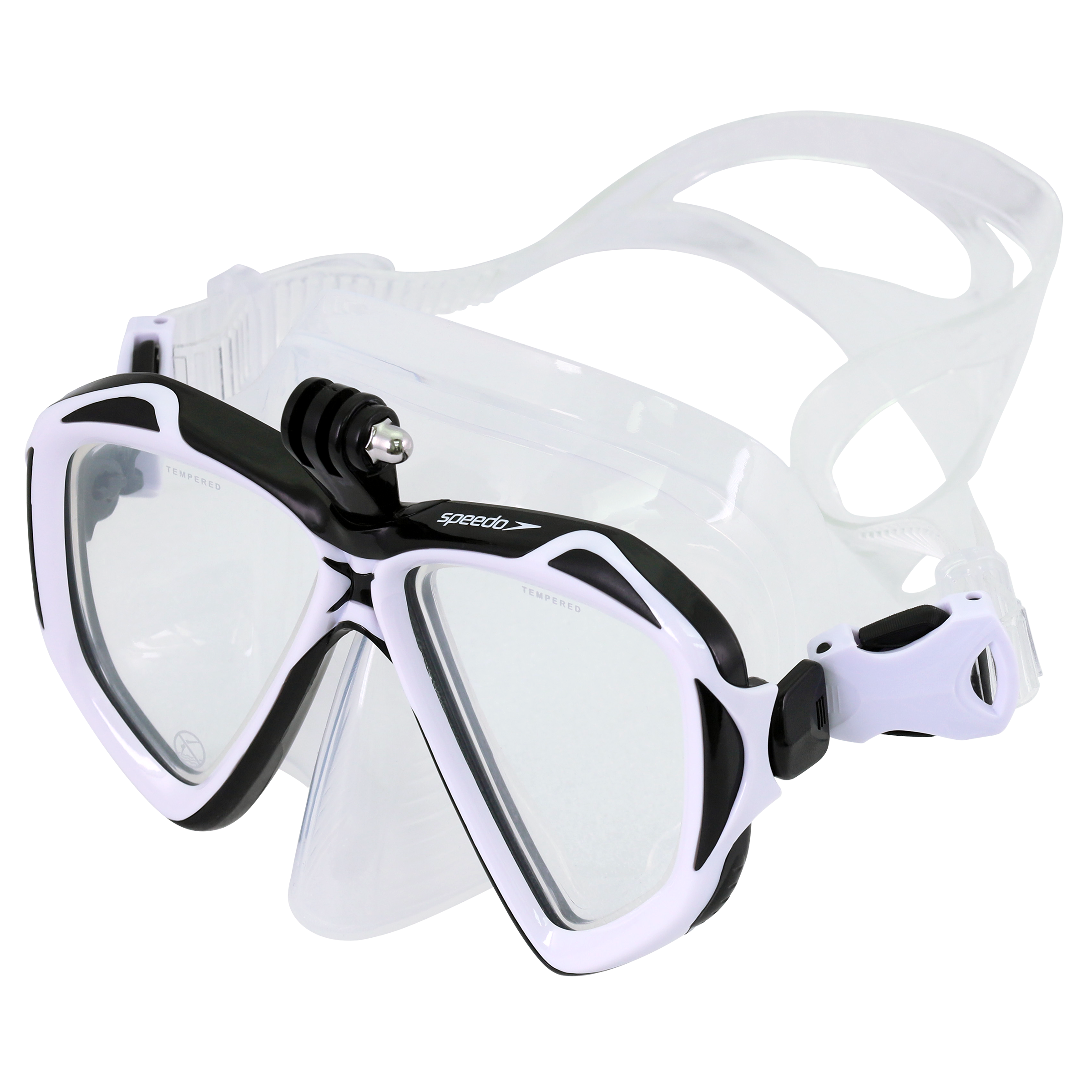 SPEEDO DUAL LENSES MASK WITH CAMERA 3 SPEEDO DUAL LENSES MASK WITH CAMERA